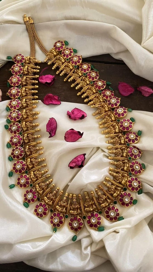 Premium Kundan Jadau Lakshmi Neckpiece