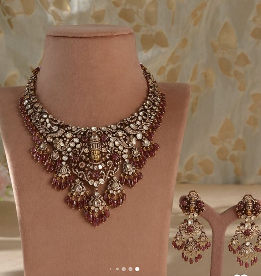 Bling Bling Diamond Necklace set